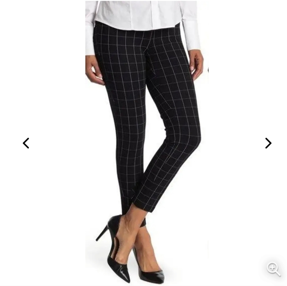 Amanda & Chelsea Women’s Alex Windowpane Print Ankle Pants size 4